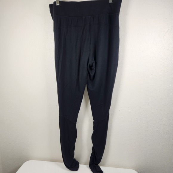 Athleta Leggings Size Medium Restore Slim Ruched Pull On Black Active Athleisure - Picture 3 of 5